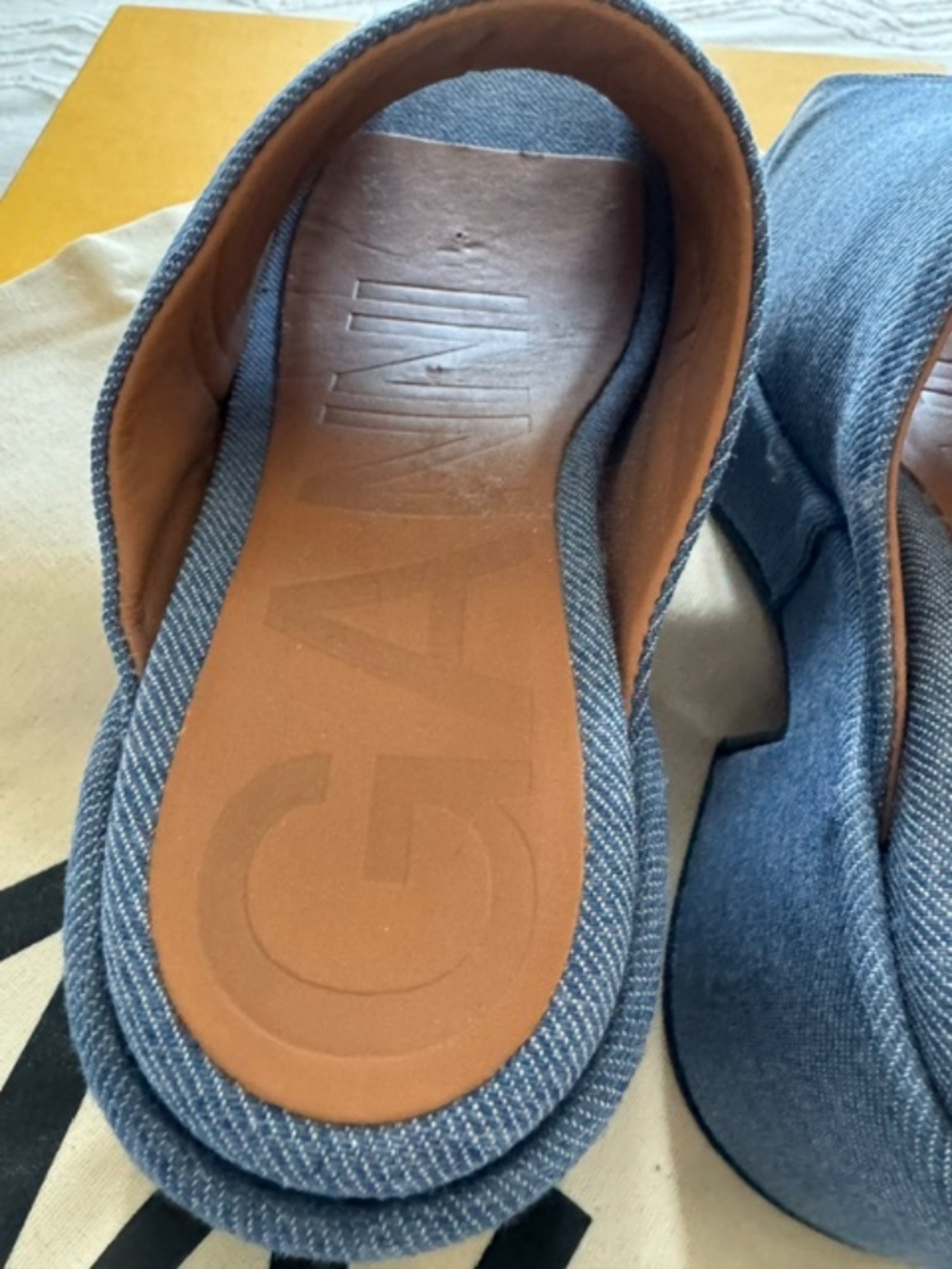 GANNI Platform Denim Mules - NEW - Size 37 - Picture 4 of 11